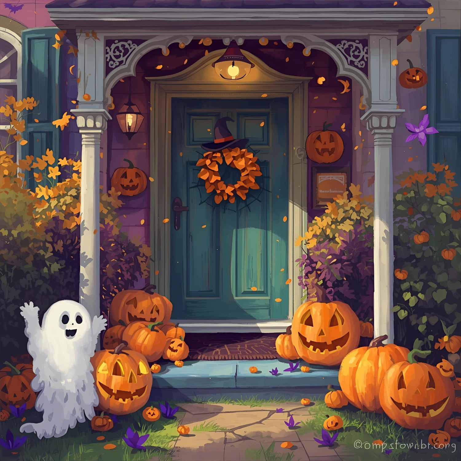décoration d'halloween