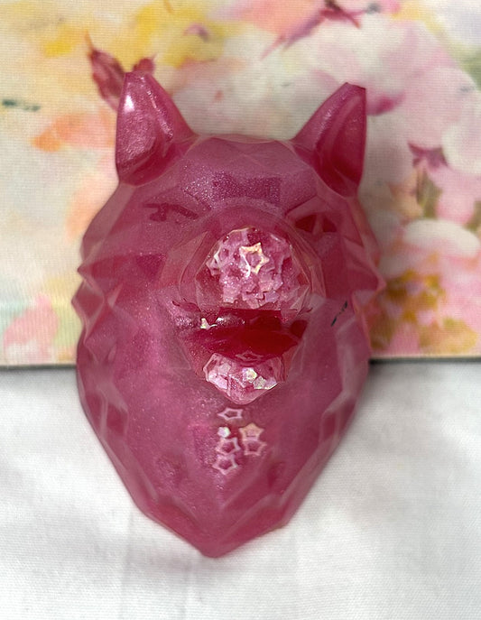 figurine de tete de loup